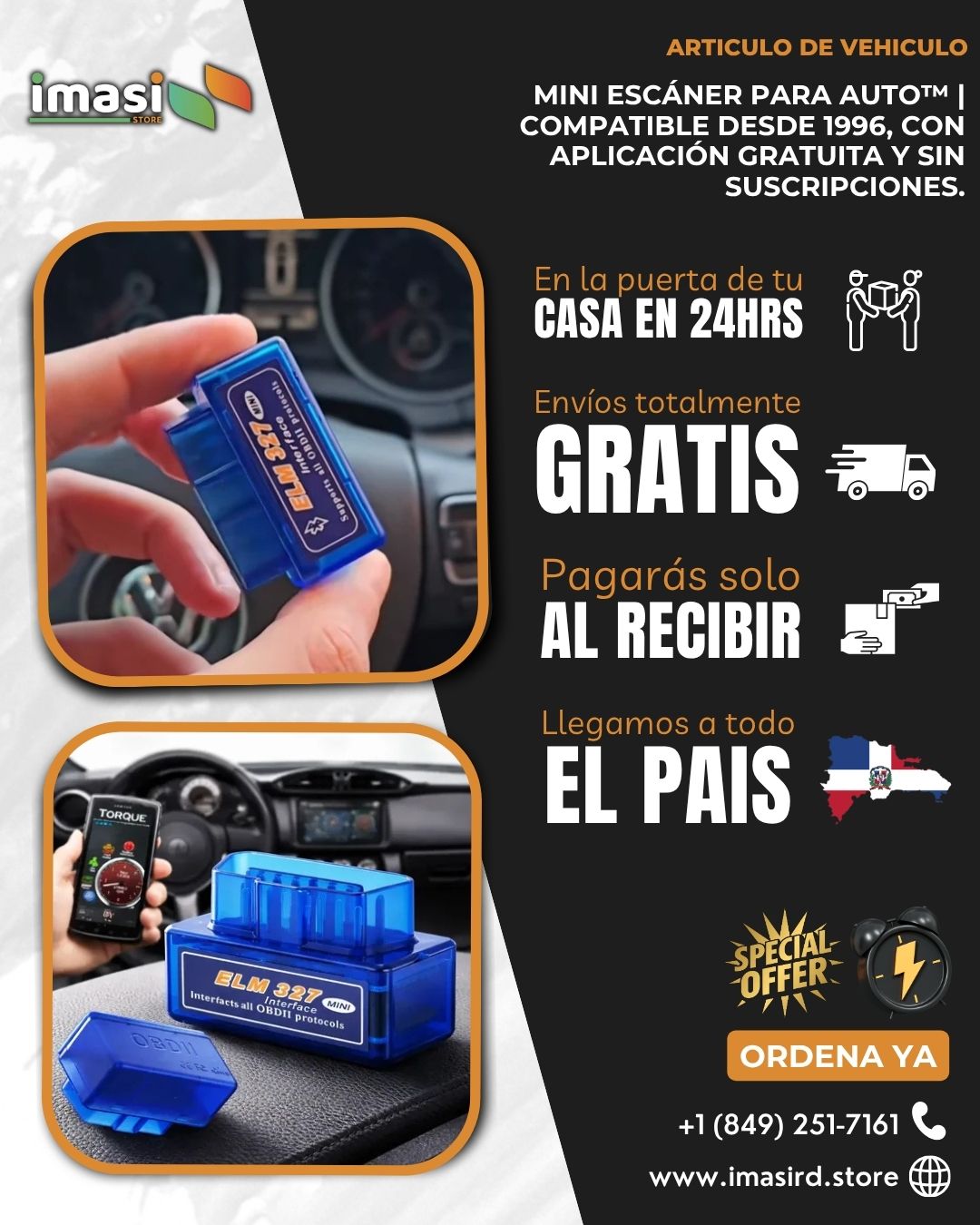 Escáner para Diagnósticos de Autos ScanPRO™ | Conecta, escanea y ahorra: diagnóstico automotriz desde tu celular