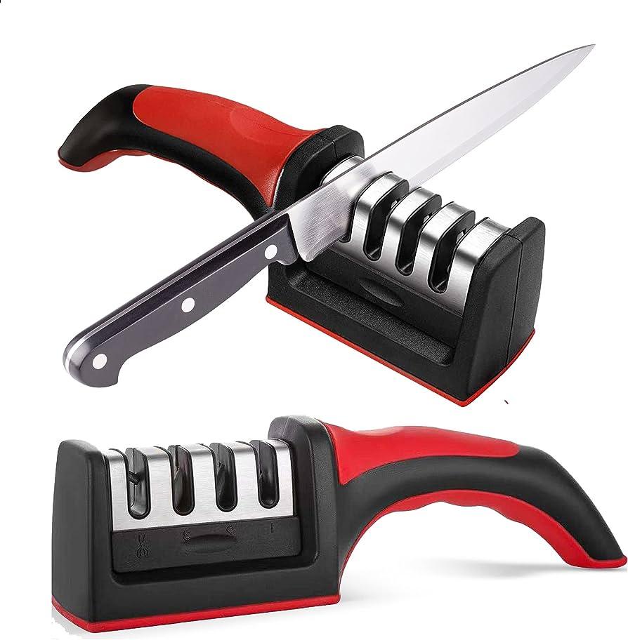 AFILADOR DE CUCHILLOS MODERNO 3 EN 1 - IMASI RD STORE