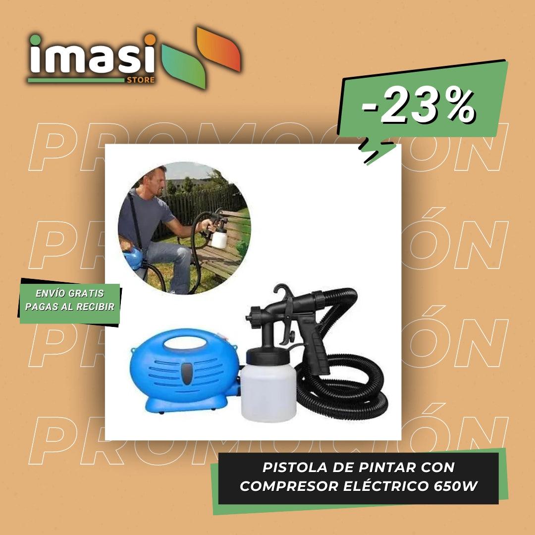 COMPRESOR + PISTOLA PARA PINTAR DE 600W, 800ml - IMASI RD STORE