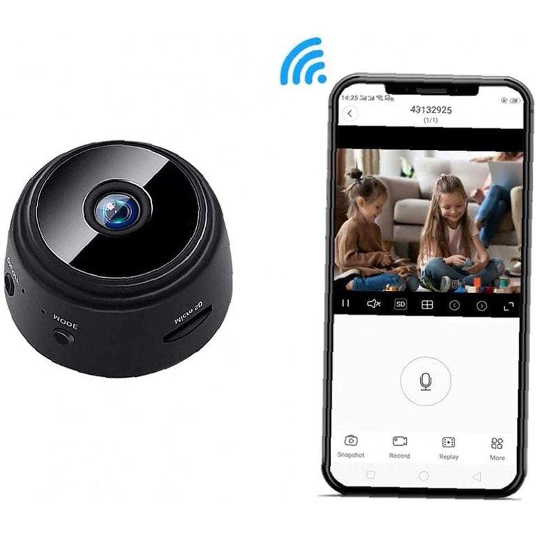 MINI CÁMARA MAGNÉTICA HD 1080P, INALÁMBRICA, WIFI, CON SONIDO, 360°, SENSOR DE MOVIMIENTO & VISIÓN NOCTURNA - IMASI RD STORE