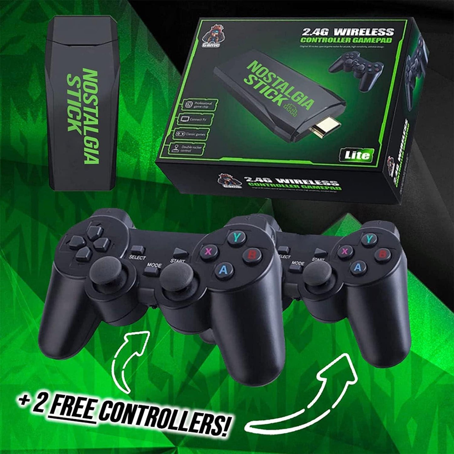 MINI CONSOLA DE VIDEOJUEGOS PORTATIL 2023 HDMI - 20,000 JUEGOS Y 2 CONTROLES - IMASI RD STORE