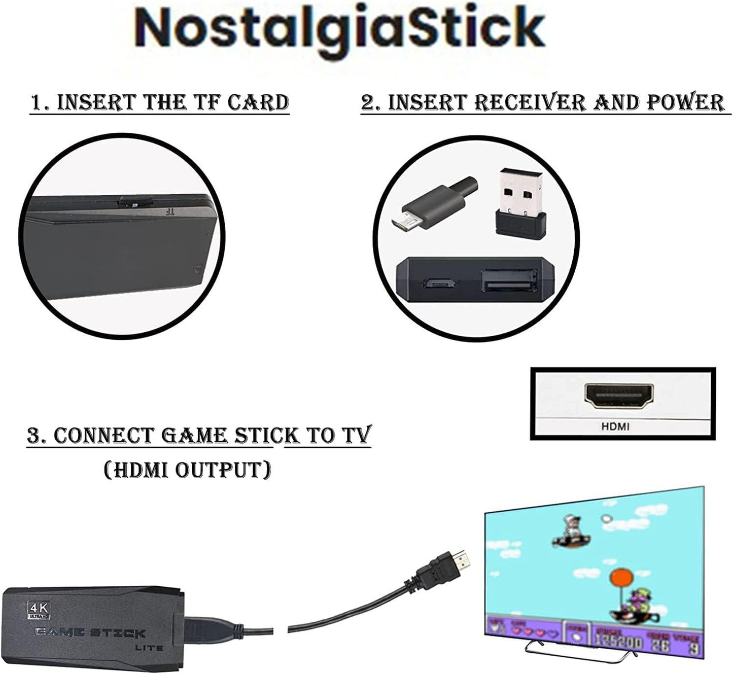 MINI CONSOLA DE VIDEOJUEGOS PORTATIL 2023 HDMI - 20,000 JUEGOS Y 2 CONTROLES - IMASI RD STORE