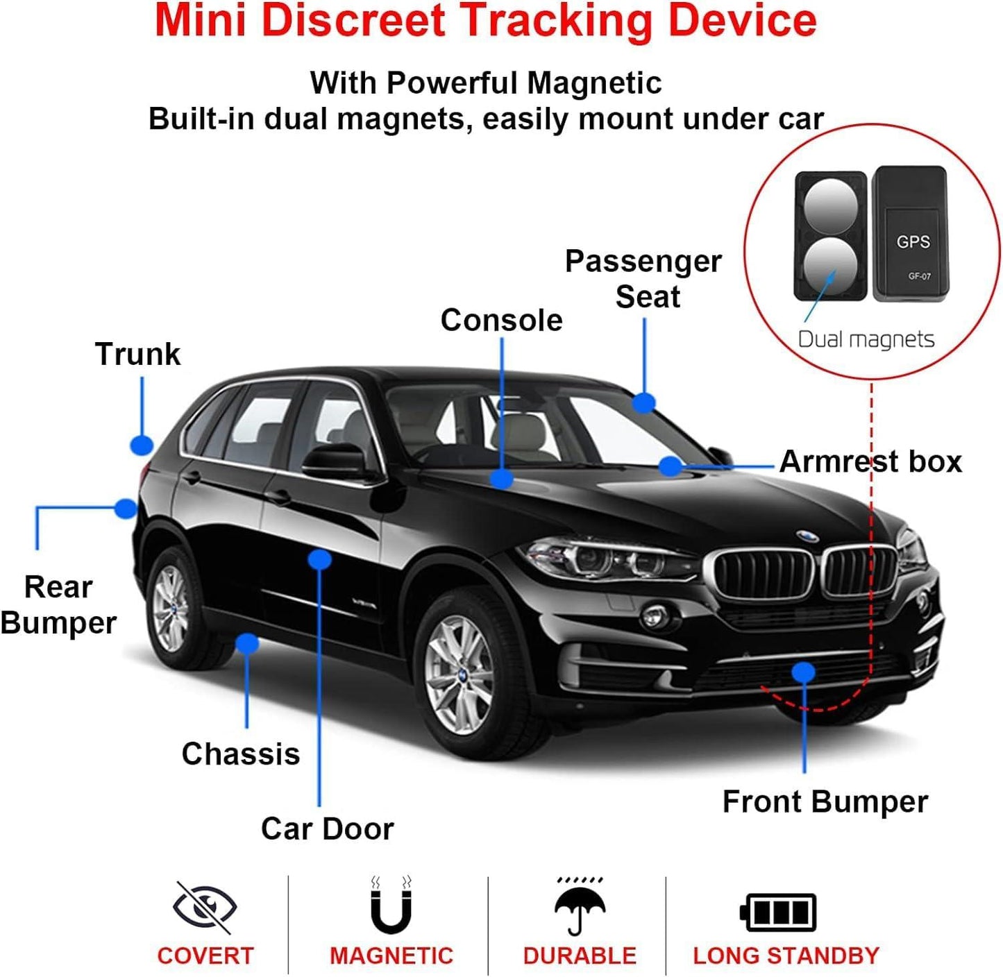 MINI RASTREADOR GPS DE ALTO ALCANCE - RASTREA LO QUE QUIERAS EN TIEMPO REAL - IMASI RD STORE