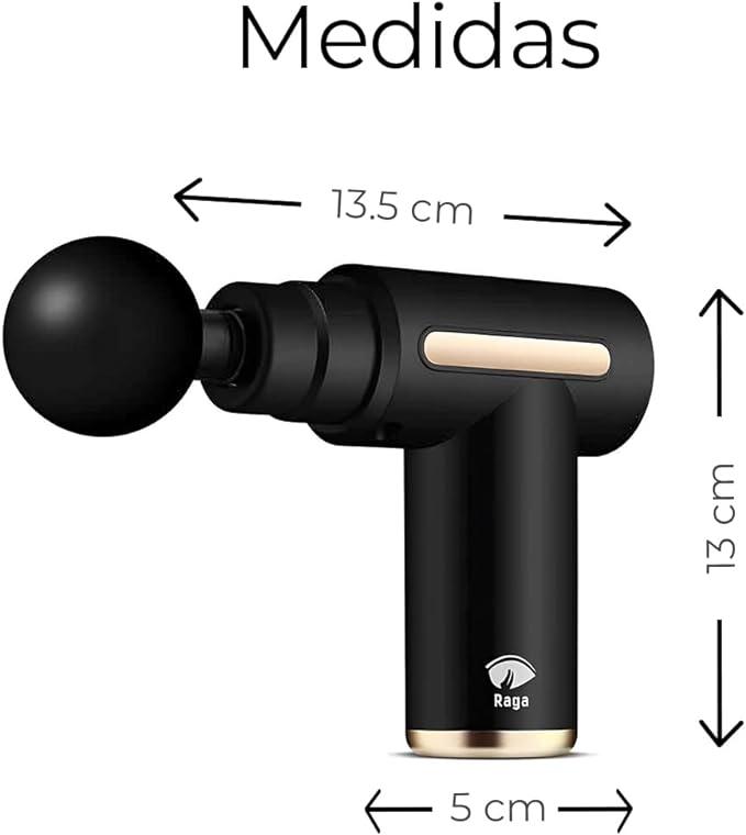 PISTOLA MASAJEADORA DE ALTA CALIDAD CON 4 CABEZAS DIFERENTES - IMASI RD STORE