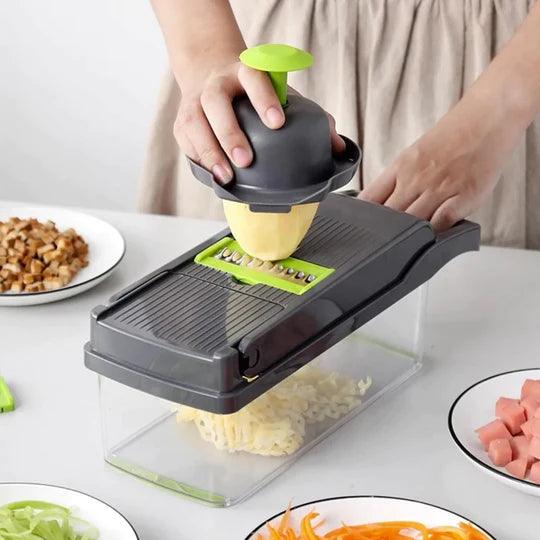 VeggiePro 2.0 - CORTADOR DE VEGETALES SHOPER 14 EN 1 - IMASI RD STORE