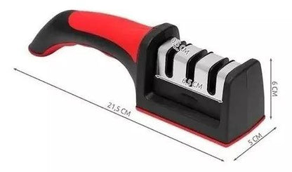 AFILADOR DE CUCHILLOS MODERNO 3 EN 1 - IMASI RD STORE