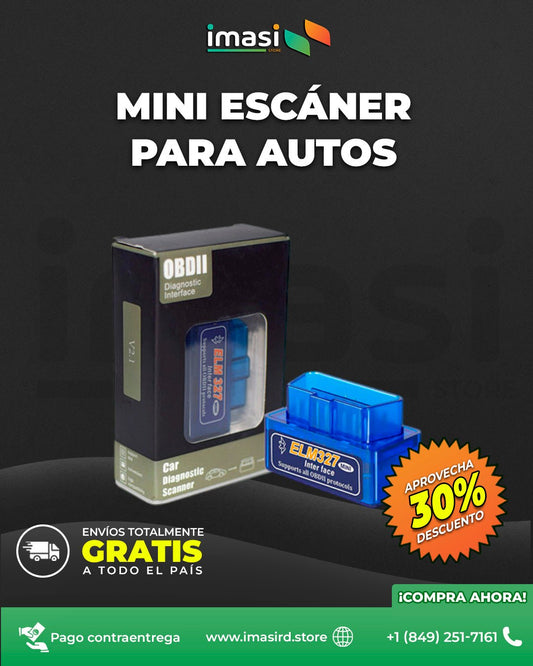 Escáner para Diagnósticos de Autos ScanPRO™ | Conecta, escanea y ahorra: diagnóstico automotriz desde tu celular - IMASI RD STORE