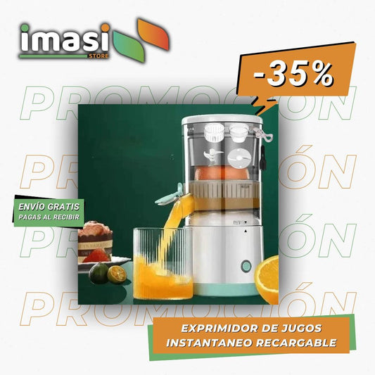 EXPRIMIDOR DE JUGOS INSTANTANEO RECARGABLE - IMASI RD STORE