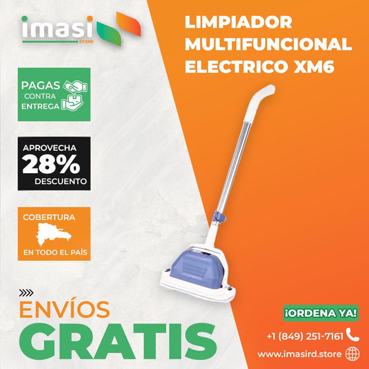 Limpiador multifuncional eléctrico xm6 GlassPro Clean™ | ¡Ventanas Impecables con el Menor Esfuerzo! - IMASI RD STORE