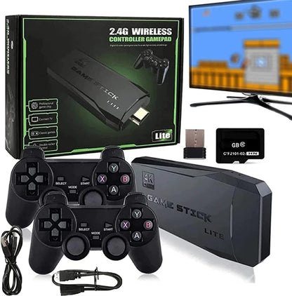 MINI CONSOLA DE VIDEOJUEGOS PORTATIL 2023 HDMI - 20,000 JUEGOS Y 2 CONTROLES - IMASI RD STORE