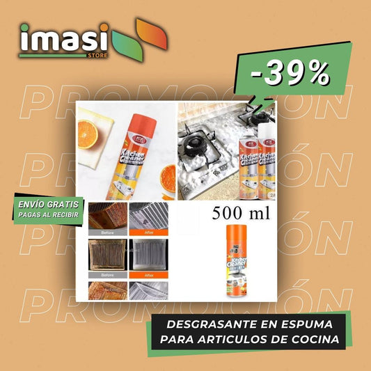 SPRAY DESGRASANTE EN ESPUMA PARA TODO USO - IMASI RD STORE